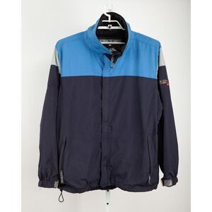 Bonfire Snowboarding Jacket Men Extra Large Blue Twin Tec Gold Series Full Zip